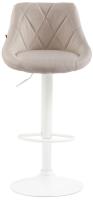 Barhocker Lazio Stoff weiß creme Barhocker Lazio Stoff weiß creme