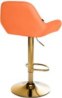 Barhocker Braga Gold Kunstleder orange Barhocker Braga Gold Kunstleder orange