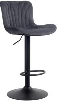 Barhocker Linus Samt schwarz Barhocker Linus Samt schwarz