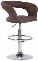 Barhocker Jaen Stoff braun Barhocker Jaen Stoff braun