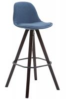 Barhocker Franklin Stoff Square Cappuccino (eiche) blau Barhocker Franklin Stoff Square Cappuccino (eiche) blau