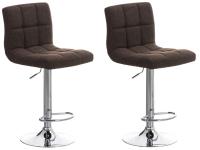 2er Set Barhocker Peru STOFF C braun 2er Set Barhocker Peru STOFF C braun