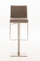Barhocker Panama E Stoff grau 