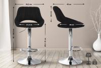 2er Set Barhocker Milet Stoff C schwarz 2er Set Barhocker Milet Stoff C schwarz