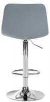 2er Set Barhocker Divo Kunstleder chrom grau 2er Set Barhocker Divo Kunstleder chrom grau