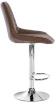 2er Set Barhocker Toni Kunstleder chrom braun 2er Set Barhocker Toni Kunstleder chrom braun