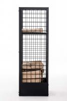 Kaminholzständer Forrest 40x40x120 schwarz 