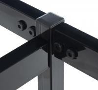 Metallbett Scala 200x200x25 cm schwarz 