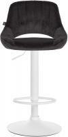2er Set Barhocker Milet Samt W schwarz 