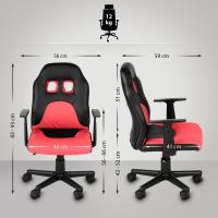 Kinder Bürostuhl Fun schwarz/rot Kinder Bürostuhl Fun schwarz/rot