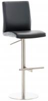 2er Set Barhocker Cadiz Kunstleder edelstahl schwarz 2er Set Barhocker Cadiz Kunstleder edelstahl schwarz