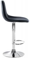 2er Set Barhocker Divo Kunstleder chrom schwarz 2er Set Barhocker Divo Kunstleder chrom schwarz