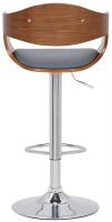 2er Set Barhocker Kingston Kunstleder walnuss/grau 2er Set Barhocker Kingston Kunstleder walnuss/grau