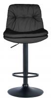 Barhocker Laurel Kunstleder schwarz schwarz 