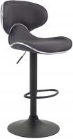 Barhocker Las Vegas V2 Stoff schwarz dunkelgrau Barhocker Las Vegas V2 Stoff schwarz dunkelgrau