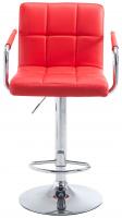 Barhocker Lucy V2 chrom rot Barhocker Lucy V2 chrom rot