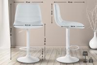 2er Set Barhocker Lex Kunstleder W weiß 2er Set Barhocker Lex Kunstleder W weiß