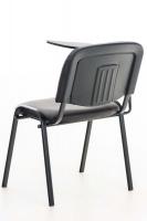 Stuhl Ken mit Klapptisch Kunstleder braun Stuhl Ken mit Klapptisch Kunstleder braun