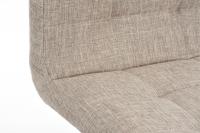 Barhocker Lincoln Stoff creme Barhocker Lincoln Stoff creme