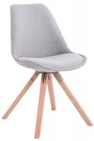 Besucherstuhl Toulouse Stoff Natura Square grau 