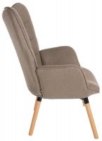 Sessel Garding Stoff taupe Sessel Garding Stoff taupe