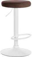 Barhocker Ponte Samt weiß braun Barhocker Ponte Samt weiß braun