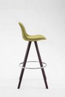 Barhocker Franklin Stoff Rund Cappuccino (eiche) grün 