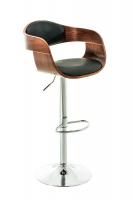 Barhocker Kingston walnuss/schwarz Barhocker Kingston walnuss/schwarz