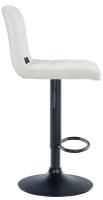 Barhocker Peru Samt schwarz creme Barhocker Peru Samt schwarz creme