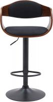 2er Set Barhocker Kingston B Stoff walnuss/schwarz 2er Set Barhocker Kingston B Stoff walnuss/schwarz