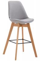 Barhocker Metz Stoff Natura grau Barhocker Metz Stoff Natura grau