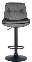 Barhocker Laurel Kunstleder schwarz grau 
