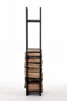 Kaminholzständer Keri V3 25x40x150 schwarz Kaminholzständer Keri V3 25x40x150 schwarz