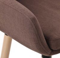 2er Set Barhocker Grant Stoff coffee 2er Set Barhocker Grant Stoff coffee