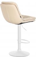Barhocker Laurel Kunstleder weiß creme Barhocker Laurel Kunstleder weiß creme