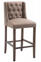 Barhocker Cassandra Stoff Antik-dunkel taupe Barhocker Cassandra Stoff Antik-dunkel taupe