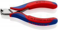 Elektronikvornschn.L.115mm Form 0 Facette ja spiegelpol.Mehrkomp.-Hüllen KNIPEX
