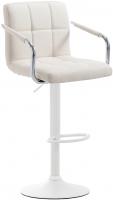 Barhocker Lucy V2 Stoff weiß creme Barhocker Lucy V2 Stoff weiß creme