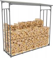 Kaminholzunterstand Ruston anthrazit Aluminium XXL Kaminholzunterstand Ruston anthrazit Aluminium XXL
