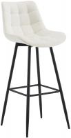 Barhocker Dartford Samt creme 