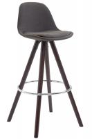 Barhocker Franklin Stoff Rund Cappuccino (eiche) dunkelgrau Barhocker Franklin Stoff Rund Cappuccino (eiche) dunkelgrau