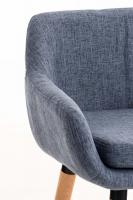 2er Set Barhocker Grant Stoff blau 2er Set Barhocker Grant Stoff blau