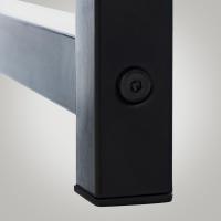 6er Getränkekistenständer Stack schwarz 