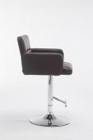 Barhocker Los Angeles Kunstleder braun 