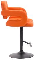 Barhocker Dublin schwarz orange Barhocker Dublin schwarz orange
