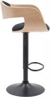 Barhocker Kingston B Stoff natura/schwarz Barhocker Kingston B Stoff natura/schwarz