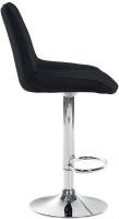 2er Set Barhocker Toni Stoff chrom schwarz 2er Set Barhocker Toni Stoff chrom schwarz