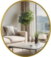 Wandspiegel Elsie M gold glanz Wandspiegel Elsie M gold glanz