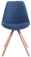 4er Set Stühle Toulouse Stoff Natura Rund blau 4er Set Stühle Toulouse Stoff Natura Rund blau