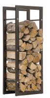 Kaminholzständer Keri 25x60x100 schwarz-matt Kaminholzständer Keri 25x60x100 schwarz-matt